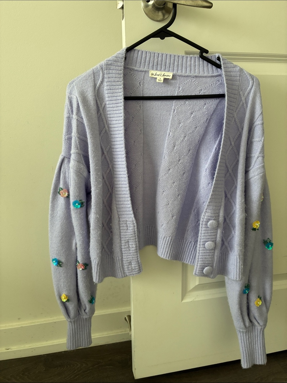 For love and lemons lavender cardigan